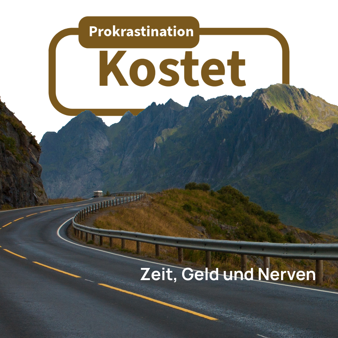 Symbolbild: Zeitverlust und Kosten durch Prokrastination