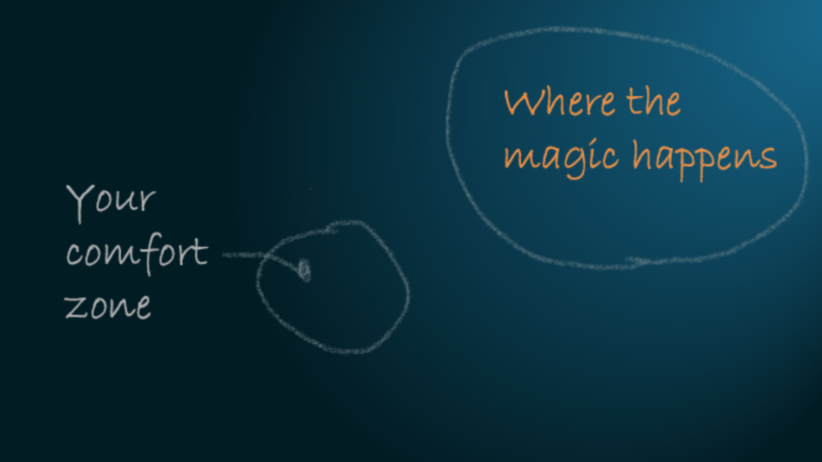 Zukunft entsteht außerhalb der Komfortzone